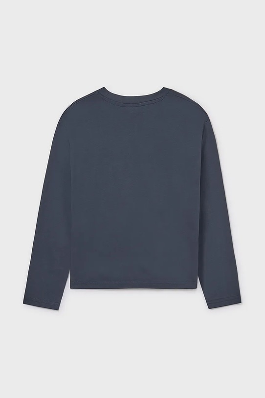 Chłopiec Mayoral longsleeve bawełniany 7005.7A.Junior.9BYA granatowy