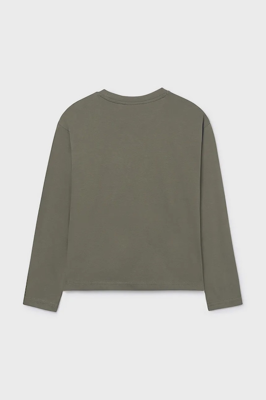 Mayoral longsleeve din bumbac 7005.7A.Junior.9BYA verde AW25