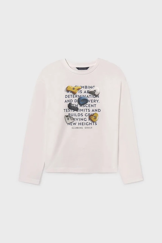 Mayoral longsleeve din bumbac 7006.7B.Junior.9BYA bej AW25