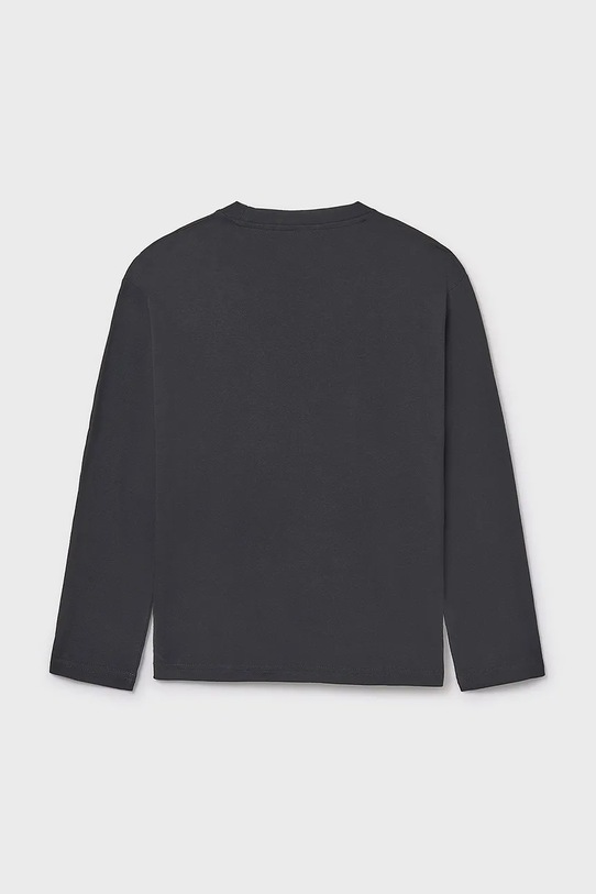 Mayoral longsleeve bawełniany 7009.7C.Junior.9BYA czarny AW25