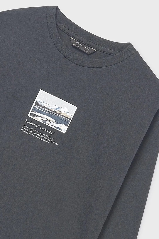 Chlapec Detská bavlnená košeľa s dlhým rukávom Mayoral 7011.7D.Junior.9BYA čierna