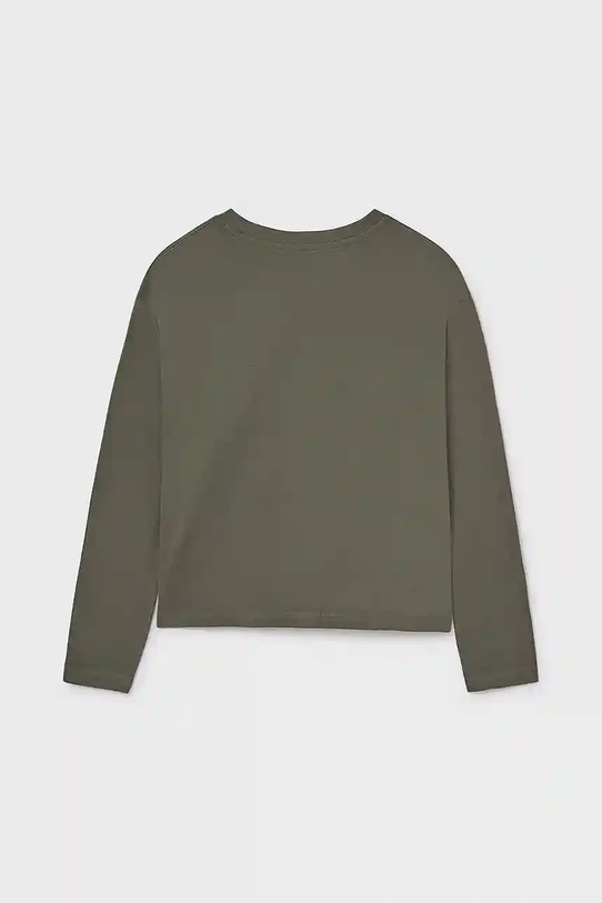 Chłopiec Mayoral longsleeve bawełniany 7012.7E.Junior.9BYA zielony