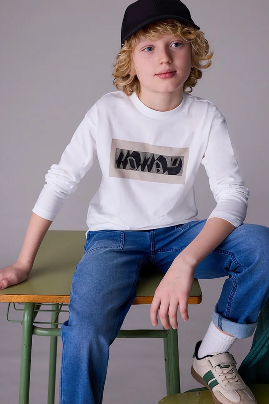Mayoral longsleeve din bumbac pentru copii 7013.7E.Junior.9BYA