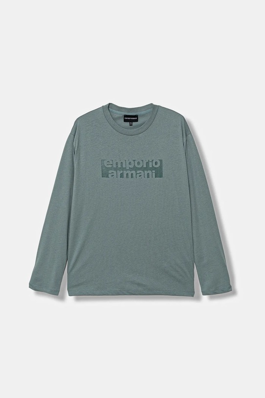 Emporio Armani longsleeve in cotone bambino/a pacco da 2 EB000726.AF16162 blu navy AW25
