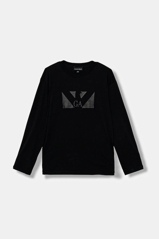 Băieți Emporio Armani longsleeve din bumbac pentru copii 2-pack EB000726.AF16162 bleumarin