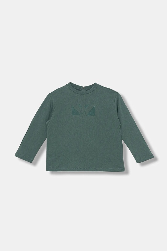 Chłopiec Emporio Armani longsleeve bawełniany dziecięcy 2-pack EB000767.AF16162 beżowy