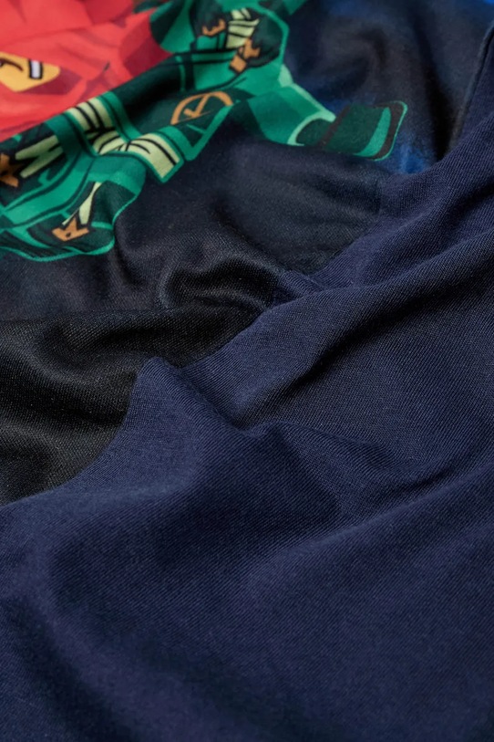 Lego longsleeve bawełniany dziecięcy LWTAFFY 607 granatowy 11010888