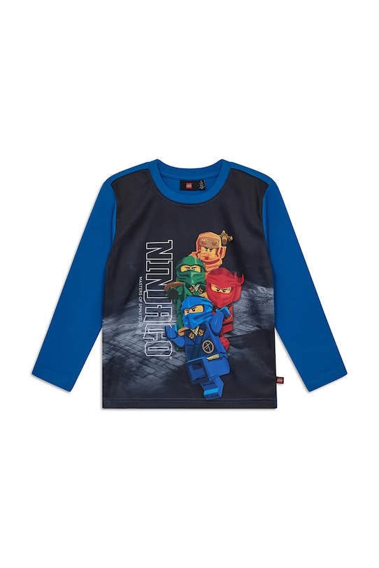 Lego longsleeve dziecięcy LWTAFFY 620 nadruk niebieski 11011247