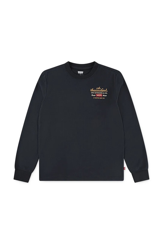 Levi's longsleeve dziecięcy LEGENDARY LS TEE aplikacja czarny 8EN715