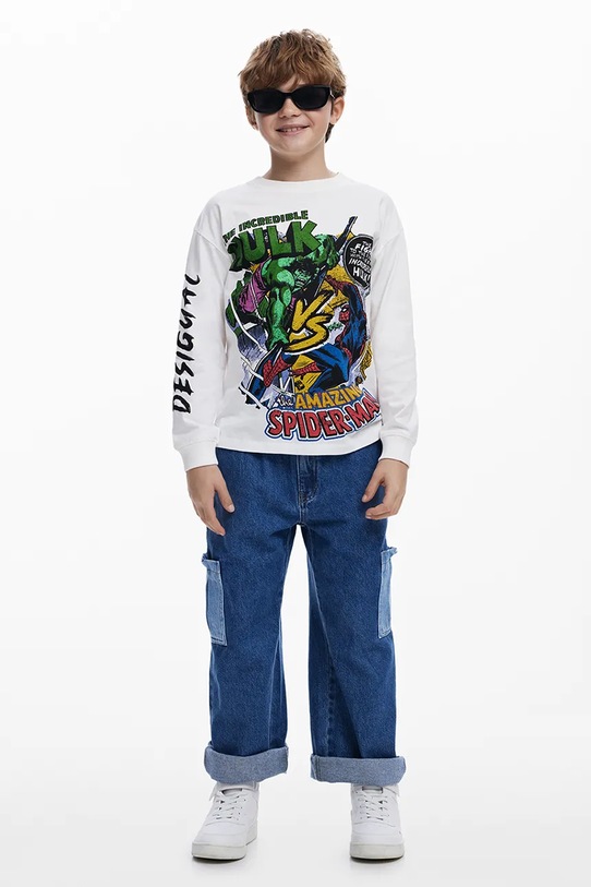 Desigual longsleeve bawełniany dziecięcy 25WBTK02
