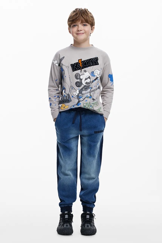 Desigual longsleeve bawełniany dziecięcy 25WBTK13