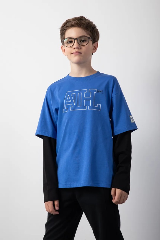 Coccodrillo longsleeve bawełniany dziecięcy ZC5143102ABJ