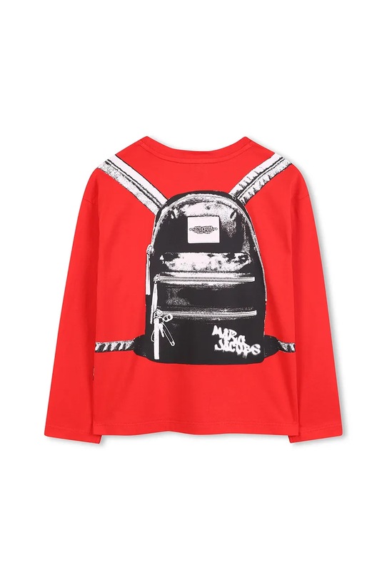 Παιδικό βαμβακερό μακρυμάνικο Marc Jacobs W60639 κόκκινο AW25