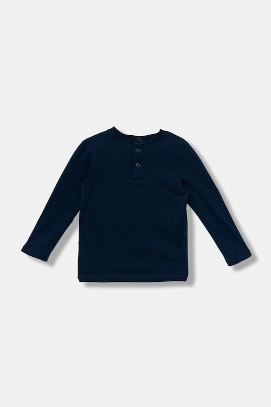 Detská bavlnená košeľa s dlhým rukávom Guess I5BI00.I3Z14.9BYA tmavomodrá AW25