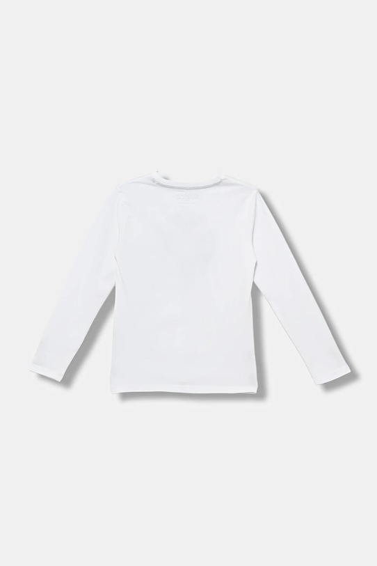 Guess longsleeve bawełniany dziecięcy L5BI01.I3Z14.9BYA biały AW25
