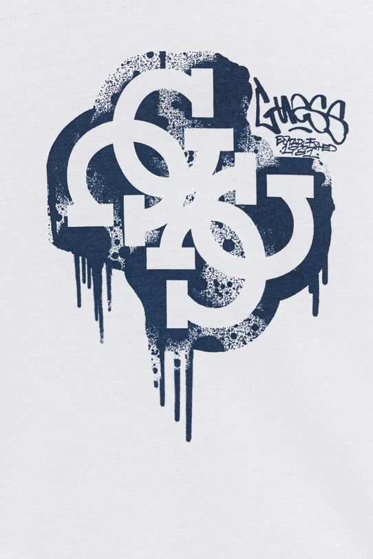 Chłopiec Guess longsleeve bawełniany dziecięcy L5BI01.I3Z14.9BYA biały