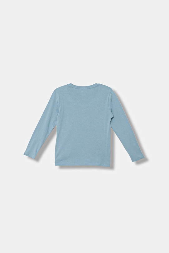 Guess longsleeve bawełniany dziecięcy L5BI01.I3Z14.9BYA niebieski AW25