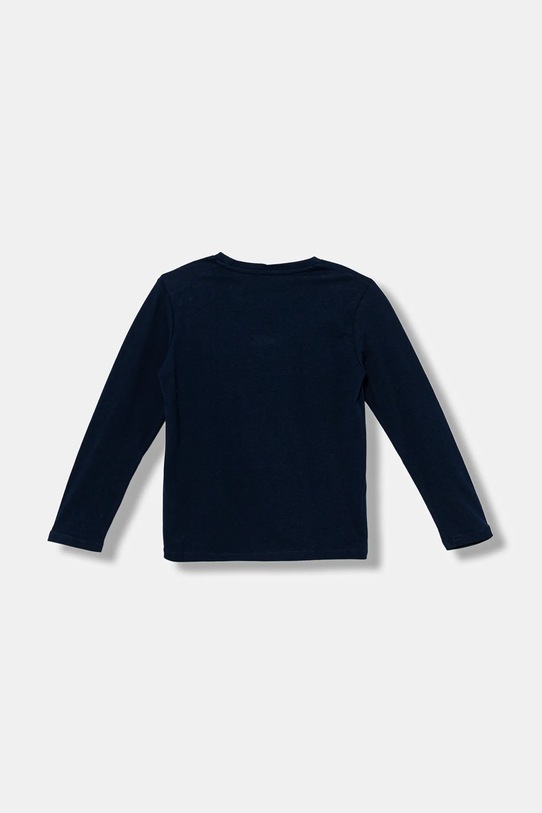 Guess longsleeve bawełniany dziecięcy L5BI03.I3Z14.9BYA granatowy AW25