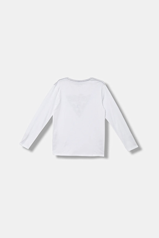 Guess longsleeve bawełniany dziecięcy L5BI04.I3Z14.9BYA biały AW25