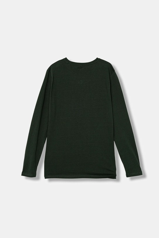 Guess longsleeve bawełniany dziecięcy L5BI09.I3Z14.9BYA zielony AW25