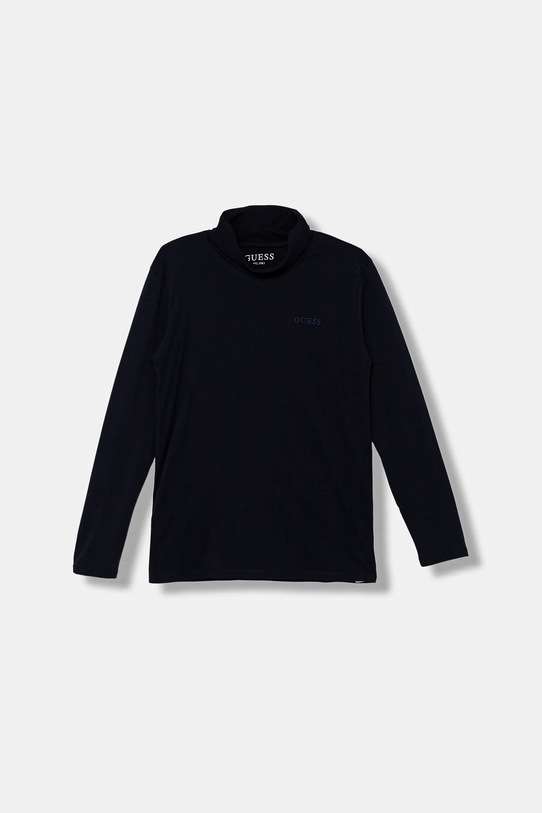 Guess longsleeve bawełniany dziecięcy bawełna granatowy L5BI17.KA260.9BYA