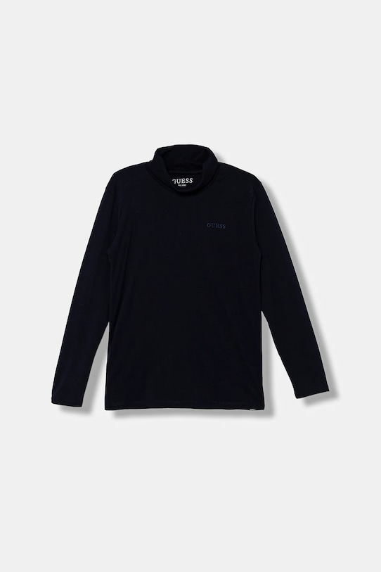Guess longsleeve bawełniany dziecięcy bawełna granatowy L5BI17.KA260.9BYA