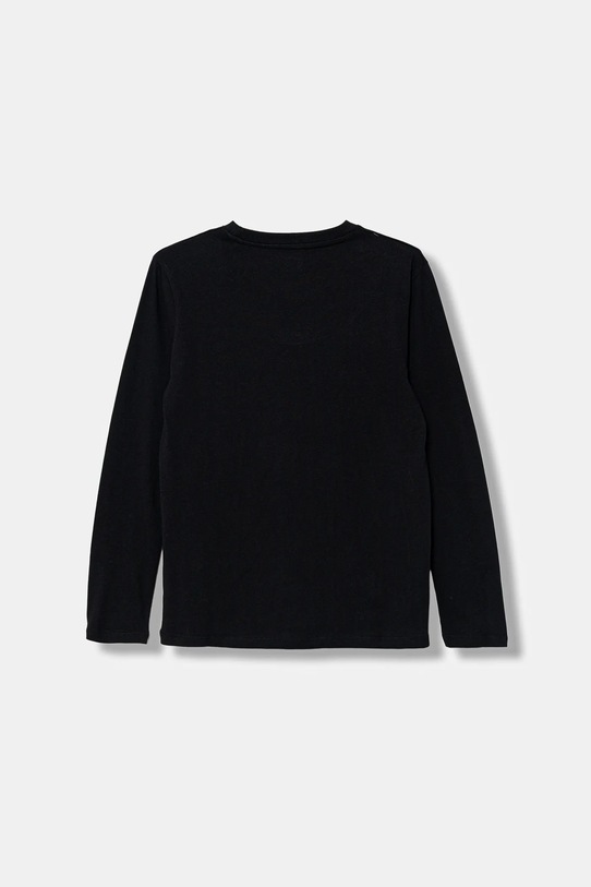Guess longsleeve bawełniany dziecięcy L5BI19.I3Z14.9BYA czarny AW25
