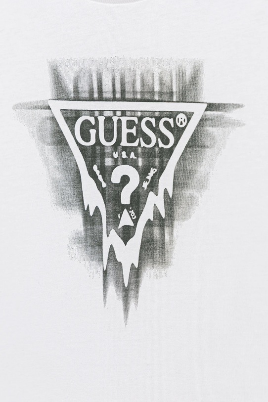 Chłopiec Guess longsleeve bawełniany dziecięcy L5BI21.I3Z14.9BYA biały