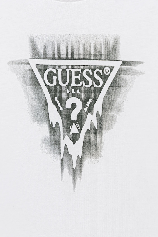 Chłopiec Guess longsleeve bawełniany dziecięcy L5BI21.I3Z14.9BYA biały