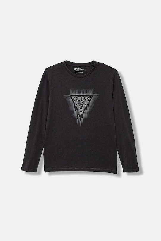 Дитячий бавовняний лонгслів Guess бавовна сірий L5BI21.I3Z14.9BYA