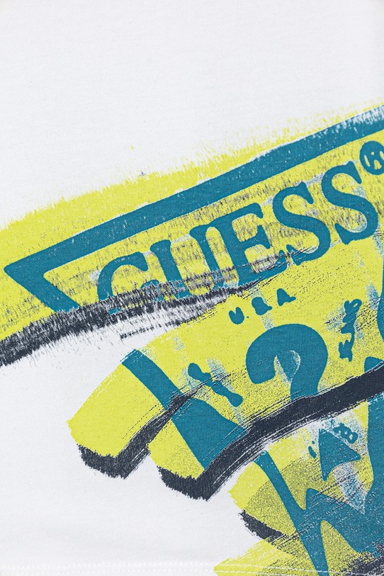 Chłopiec Guess longsleeve bawełniany dziecięcy L5BI28.I3Z14.9BYA biały