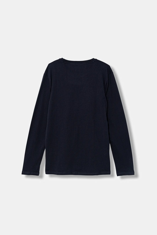 Guess longsleeve bawełniany dziecięcy L5BI28.I3Z14.9BYA granatowy AW25