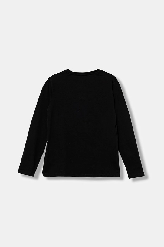 Guess longsleeve bawełniany dziecięcy L5BI35.I3Z14.9BYA czarny AW25