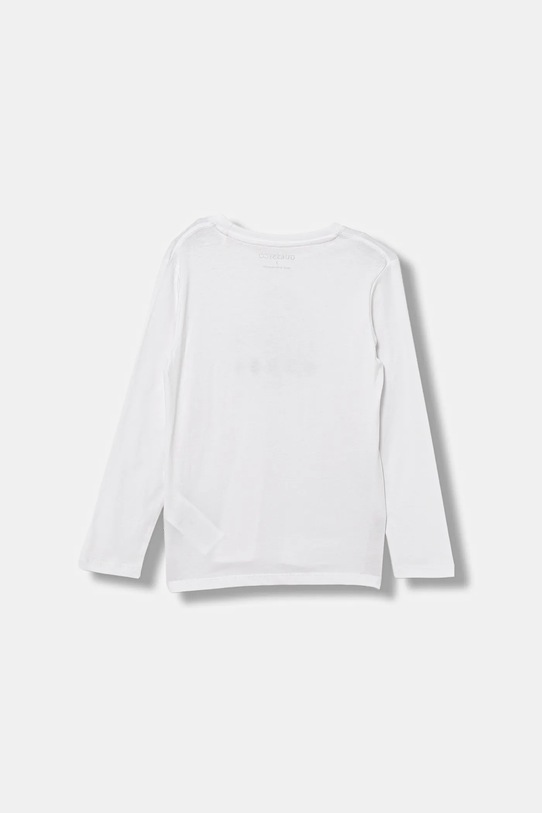 Guess longsleeve bawełniany dziecięcy L5BI39.I3Z14.9BYA biały AW25