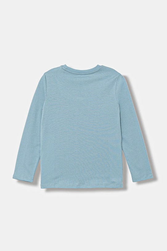 Guess longsleeve bawełniany dziecięcy N5BI04.I3Z14.9BYA niebieski AW25
