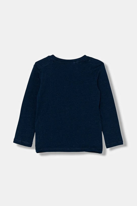 Guess longsleeve bawełniany dziecięcy N5BI04.I3Z14.9BYA granatowy AW25