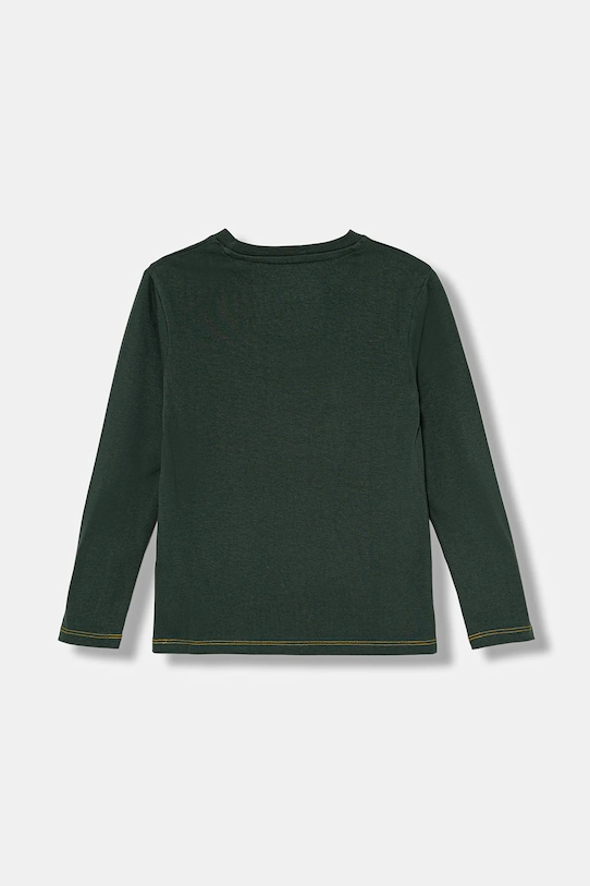 Guess longsleeve bawełniany dziecięcy N5BI14.I3Z14.9BYA zielony AW25