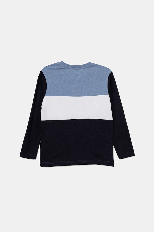 Хлопковый детский лонгслив Guess N5BI19.I3Z14.9BYA голубой AW25