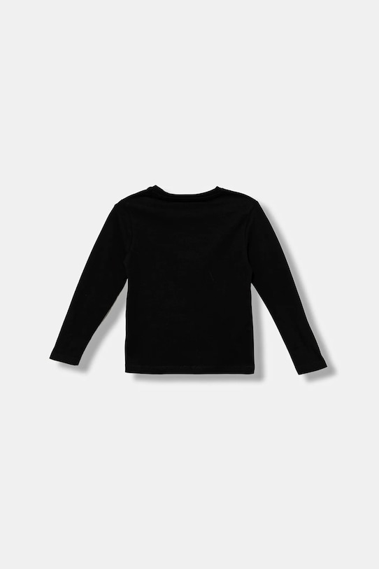Guess longsleeve bawełniany dziecięcy N5BI21.I3Z14.9BYA czarny AW25
