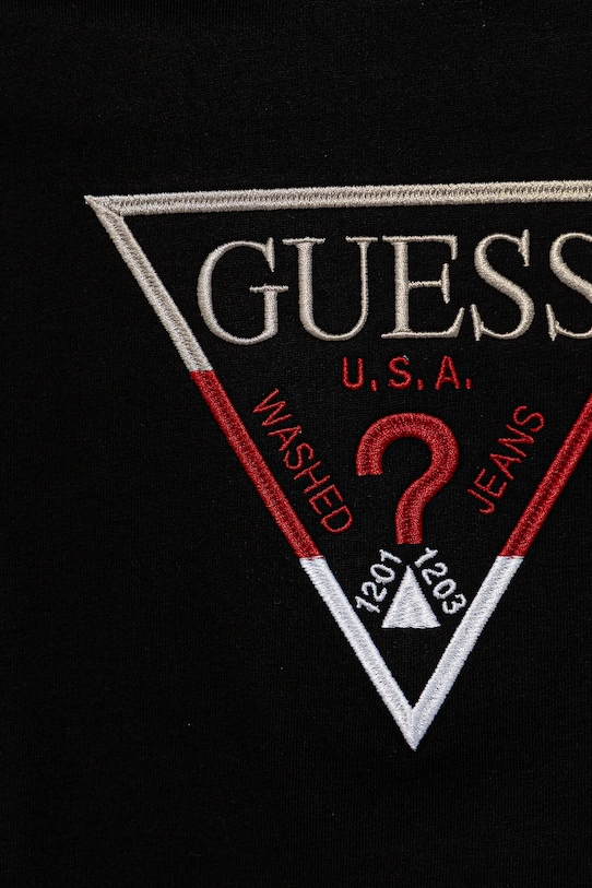 Chłopiec Guess longsleeve bawełniany dziecięcy N5BI21.I3Z14.9BYA czarny