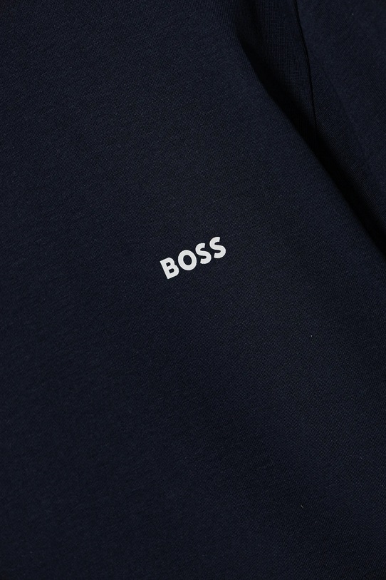 Хлопчик Дитячий бавовняний лонгслів BOSS J52364.162.174 темно-синій