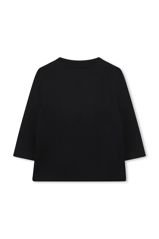 BOSS t-shirt bawełniany niemowlęcy J52715.86.94 czarny AW25