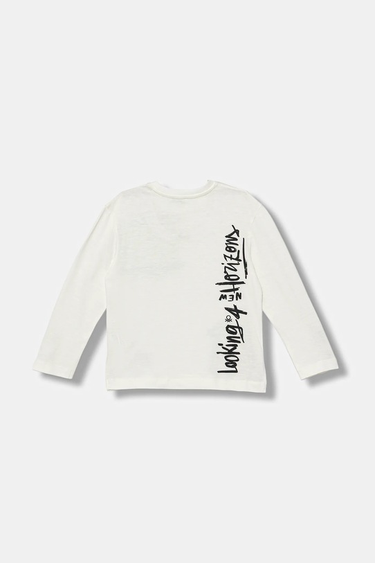 United Colors of Benetton longsleeve bawełniany dziecięcy 3TAMC10PV.G.seasonal biały AW25