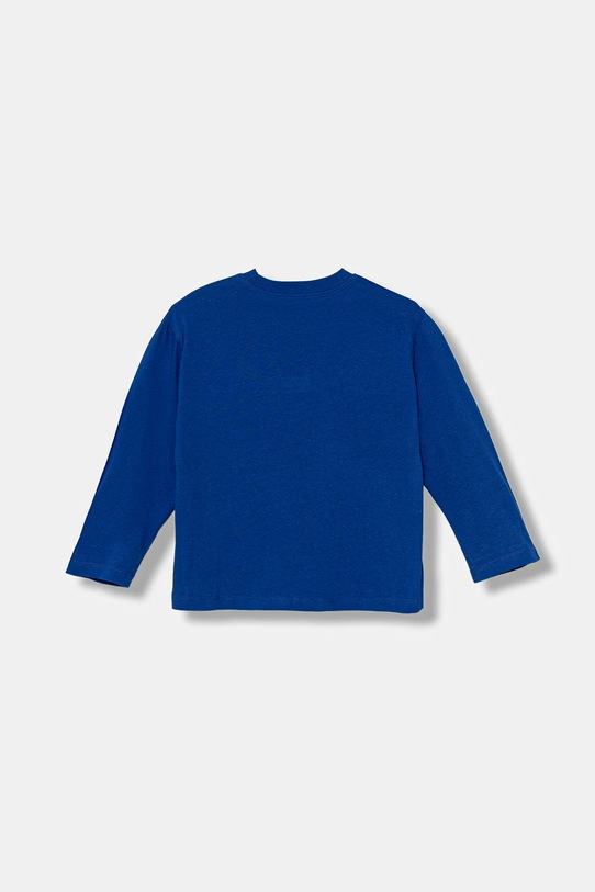 United Colors of Benetton longsleeve bawełniany dziecięcy 35RYG10K4.P.seasonal niebieski AW25