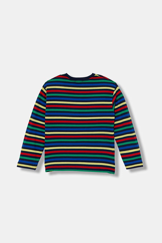 Дитячий бавовняний лонгслів United Colors of Benetton 3FNLC10QB.G.seasonal барвистий AW25