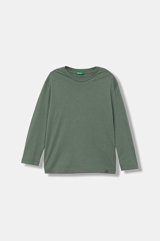 United Colors of Benetton longsleeve bawełniany dziecięcy bawełna zielony 3I1XC10DB.G.Season.9BYA