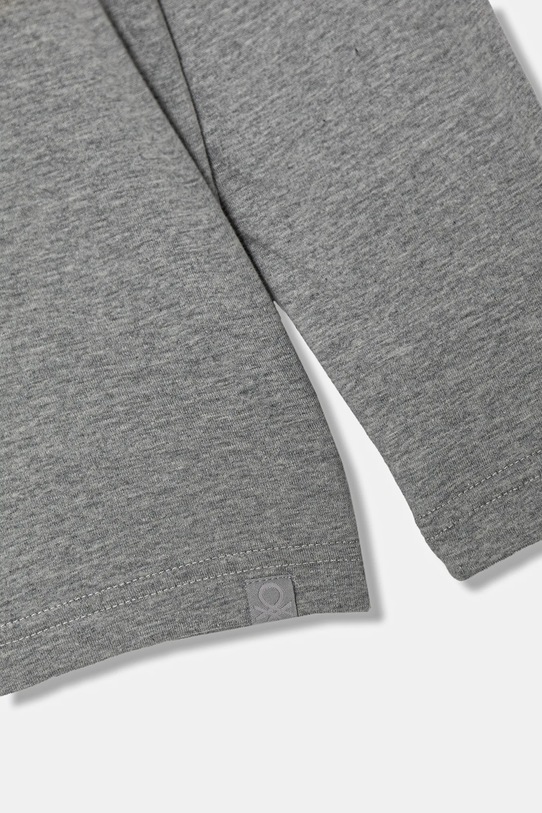 Chłopiec United Colors of Benetton longsleeve bawełniany dziecięcy 3I1XC10DB.G.Reprop.9BYA szary