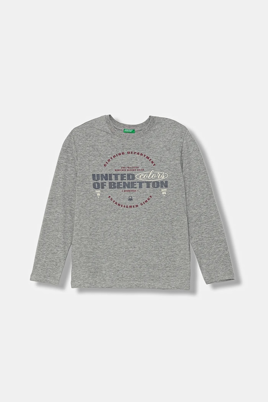 United Colors of Benetton longsleeve in cotone bambino/a cotone grigio 3I1XC10Q3.G.seasonal