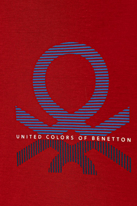 Chłopiec United Colors of Benetton longsleeve bawełniany dziecięcy 3I1XC10Q3.G.seasonal czerwony