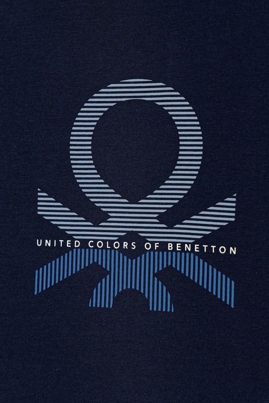 Chłopiec United Colors of Benetton longsleeve bawełniany dziecięcy 3I1XC10Q3.G.seasonal granatowy